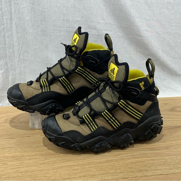 Vintage 90’s Adidas EQT Katmai Trail Shoes Brown Black Yellow Men’s Size 8.5 main image 10